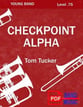 Checkpoint Alpha Concert Band sheet music cover